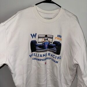 Hollister Williams Racing White Graphic Sweatshirt